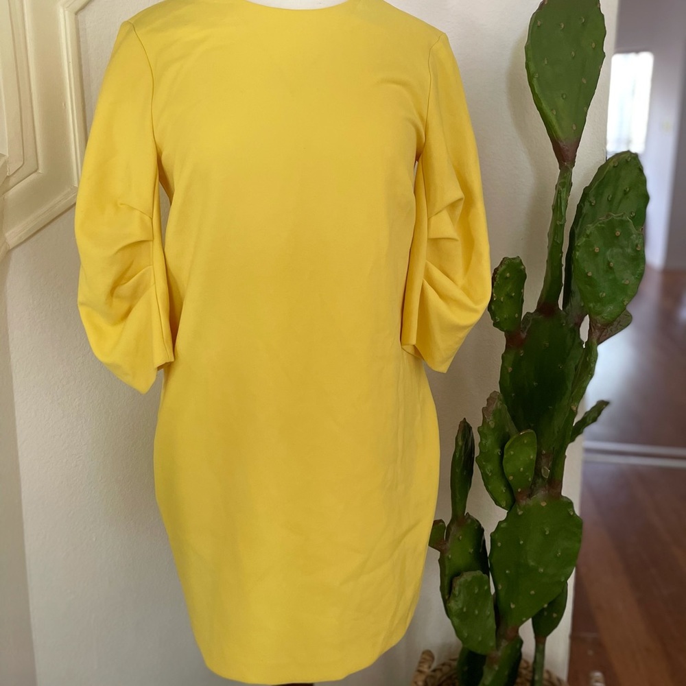 Yellow M Zara dress